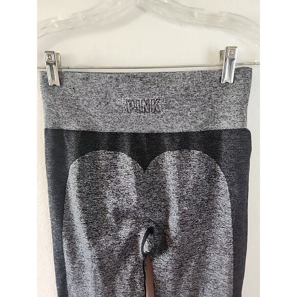 Victoria Secret PINK Seamless Classic Leggings, Gray, Size Medium High Waist - Picture 4 of 4
